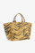 Bolso XXL con estampado de cebra